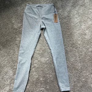 NWT NoBull white heather mid-rise leggings 28”